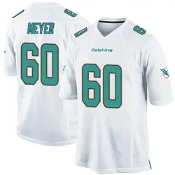 Nike Andrew Meyer Miami Dolphins Youth Game White Jersey