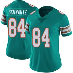 Nike Anthony Schwartz Miami Dolphins Women's Limited Aqua Alternate Vapor Untouchable Jersey