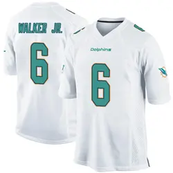 Nike Anthony Walker Jr. Miami Dolphins Youth Game White Jersey