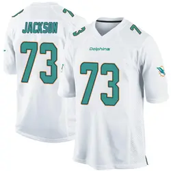 Nike Austin Jackson Miami Dolphins Men's Game White Jersey