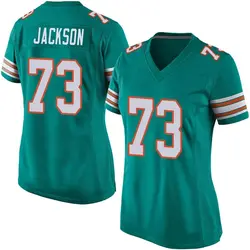 Nike Austin Jackson Miami Dolphins Women's Game Aqua Alternate Jersey