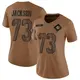 Nike Austin Jackson Miami Dolphins Women's Limited Brown 2023 Salute To Service Jersey