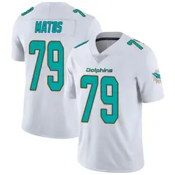 Nike Bayron Matos Miami Dolphins Youth White limited Vapor Untouchable Jersey