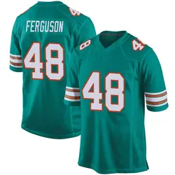 Nike Blake Ferguson Miami Dolphins Men's Game Aqua Alternate Jersey