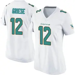 Nike Bob Griese Miami Dolphins Women's Game White Jersey