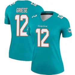 Nike Bob Griese Miami Dolphins Women's Legend Aqua Jersey