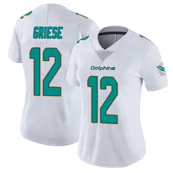 Nike Bob Griese Miami Dolphins Women's White limited Vapor Untouchable Jersey