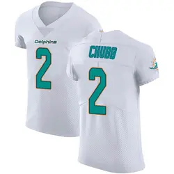 Nike Bradley Chubb Miami Dolphins Men's Elite White Vapor Untouchable Jersey