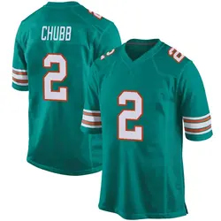 Nike Bradley Chubb Miami Dolphins Men's Game Aqua Alternate Jersey