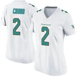 Nike Bradley Chubb Miami Dolphins Women's Game White Jersey