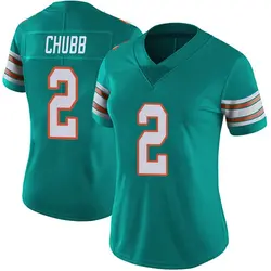 Nike Bradley Chubb Miami Dolphins Women's Limited Aqua Alternate Vapor Untouchable Jersey