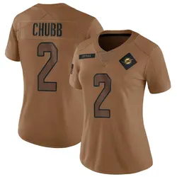 Nike Bradley Chubb Miami Dolphins Women's Limited Brown 2023 Salute To Service Jersey