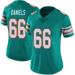 Nike Braeden Daniels Miami Dolphins Women's Limited Aqua Alternate Vapor Untouchable Jersey