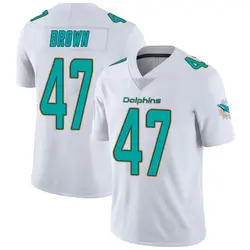 Nike Cam Brown Miami Dolphins Youth White limited Vapor Untouchable Jersey