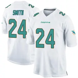 Nike Cam Smith Miami Dolphins Men's Game White Jersey