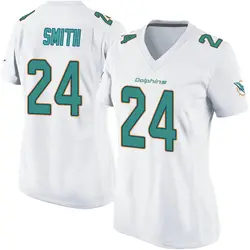 Nike Cam Smith Miami Dolphins Women's Game White Jersey