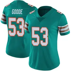 Nike Cameron Goode Miami Dolphins Women's Limited Aqua Alternate Vapor Untouchable Jersey