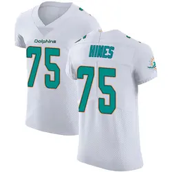 Nike Chasen Hines Miami Dolphins Men's Elite White Vapor Untouchable Jersey