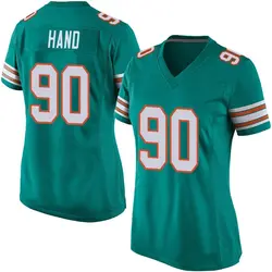 Nike Da'Shawn Hand Miami Dolphins Women's Game Aqua Alternate Jersey