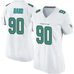 Nike Da'Shawn Hand Miami Dolphins Women's Game White Jersey