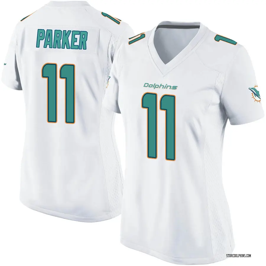 Nike DeVante Parker Miami Dolphins Women's Game White Jersey