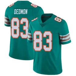 Nike DeVonte Dedmon Miami Dolphins Men's Limited Aqua Alternate Vapor Untouchable Jersey