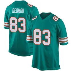 Nike DeVonte Dedmon Miami Dolphins Youth Game Aqua Alternate Jersey