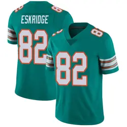 Nike Dee Eskridge Miami Dolphins Men's Limited Aqua Alternate Vapor Untouchable Jersey