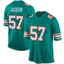 Nike Dequan Jackson Miami Dolphins Men's Game Aqua Alternate Jersey