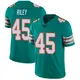 Nike Duke Riley Miami Dolphins Men's Limited Aqua Alternate Vapor Untouchable Jersey