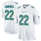 Nike Elijah Campbell Miami Dolphins Men's Game White Jersey