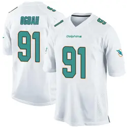 Nike Emmanuel Ogbah Miami Dolphins Men's Game White Jersey