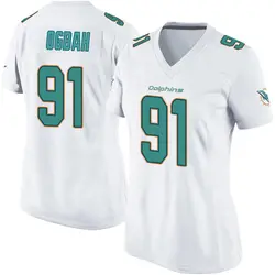 Nike Emmanuel Ogbah Miami Dolphins Women's Game White Jersey