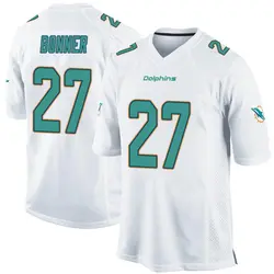 Nike Ethan Bonner Miami Dolphins Men's Game White Jersey