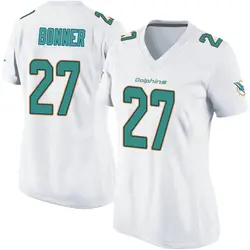 Nike Ethan Bonner Miami Dolphins Women's Game White Jersey