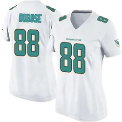 Nike Grant DuBose Miami Dolphins Women's Game White Jersey