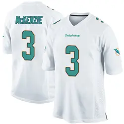 Nike Isaiah McKenzie Miami Dolphins Youth Game White Jersey