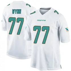 Nike Isaiah Wynn Miami Dolphins Youth Game White Jersey