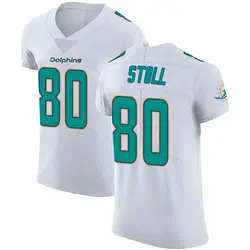 Nike Jack Stoll Miami Dolphins Men's Elite White Vapor Untouchable Jersey