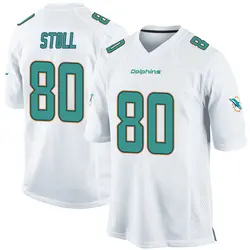 Nike Jack Stoll Miami Dolphins Men's Game White Jersey