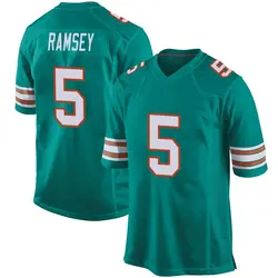 Nike Jalen Ramsey Miami Dolphins Men's Game Aqua Alternate Jersey