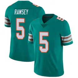 Nike Jalen Ramsey Miami Dolphins Men's Limited Aqua Alternate Vapor Untouchable Jersey