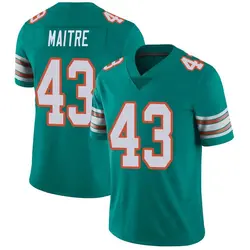 Nike Jason Maitre Miami Dolphins Youth Limited Aqua Alternate Vapor Untouchable Jersey