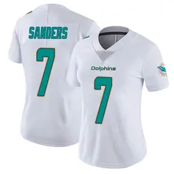 Nike Jason Sanders Miami Dolphins Women's White limited Vapor Untouchable Jersey