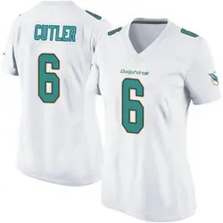 Nike Jay Cutler Miami Dolphins Women's Game White Jersey