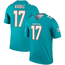 Nike Jaylen Waddle Miami Dolphins Men's Legend Aqua Jersey