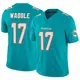 Nike Jaylen Waddle Miami Dolphins Men's Limited Aqua Vapor F.U.S.E. Jersey