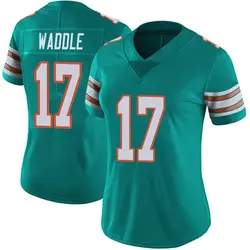 Nike Jaylen Waddle Miami Dolphins Women's Limited Aqua Alternate Vapor Untouchable Jersey