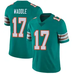 Nike Jaylen Waddle Miami Dolphins Youth Limited Aqua Alternate Vapor Untouchable Jersey