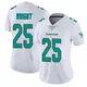 Nike Jaylen Wright Miami Dolphins Women's White limited Vapor Untouchable Jersey